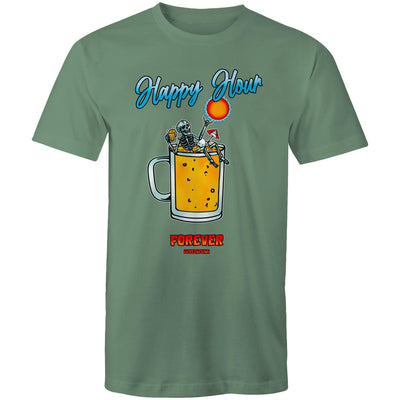 IS IT STILL HAPPY HOUR? - Mens T-Shirt - FRONT PRINT