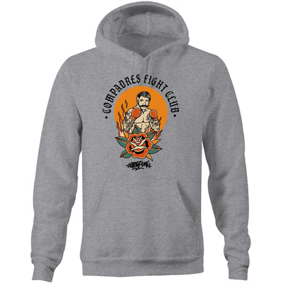 COMPADRES - Mens Pocket Hoodie - FRONT PRINT