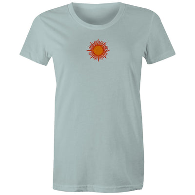 SUNSET VIBES (W) - Womens T-Shirt - BACK PRINT