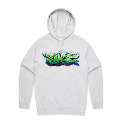 SNAKE (R) - Mens Pocket Hoodie - FRONT PRINT