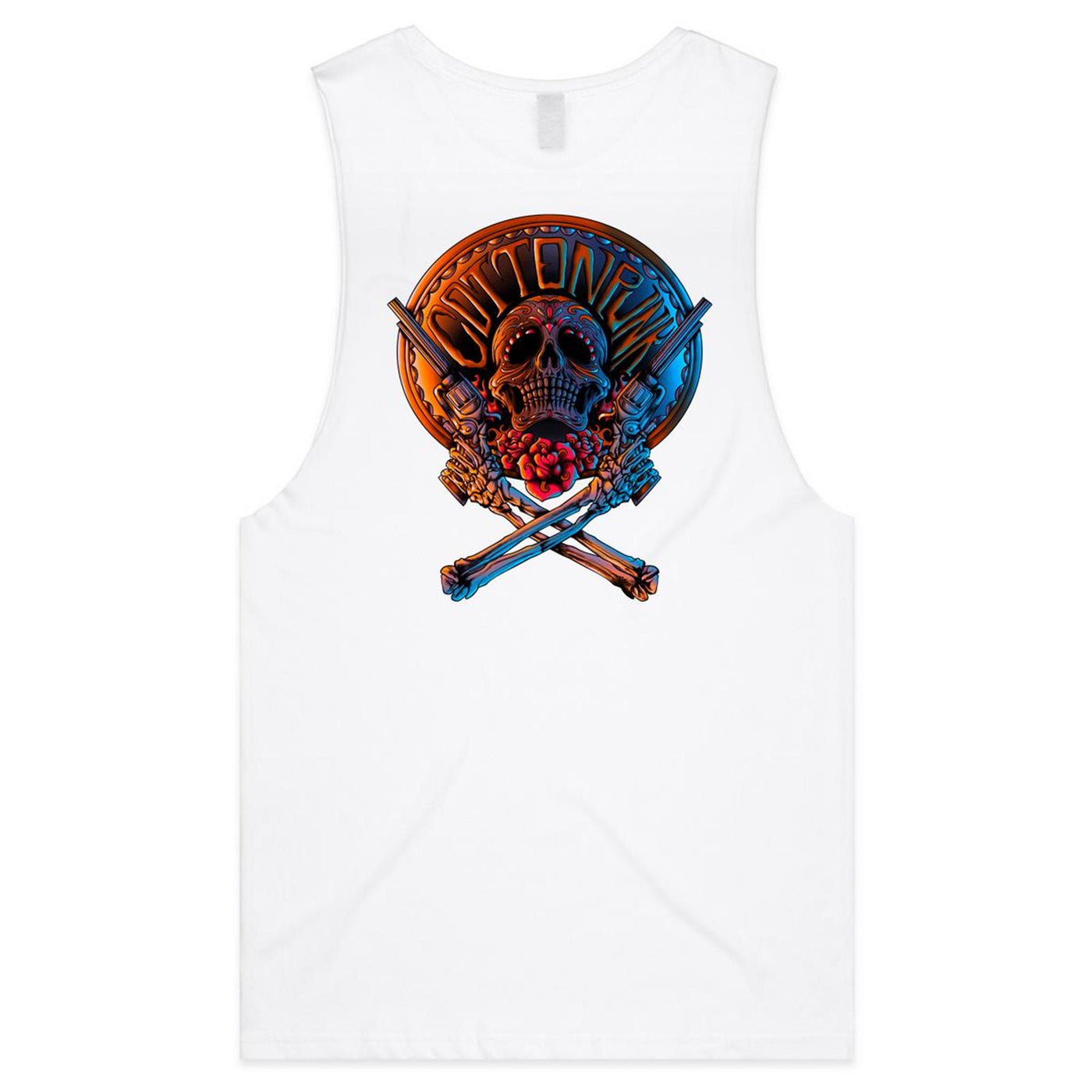 DEAD REDEMPTION - Mens Sleeveless T-Shirt - BACK PRINT