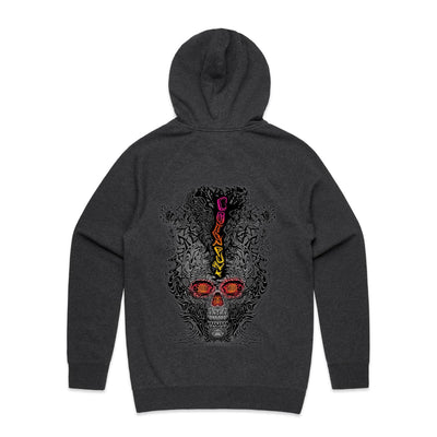 FRAGMENTED DETOX - Mens Pocket Hoodie - BACK PRINT