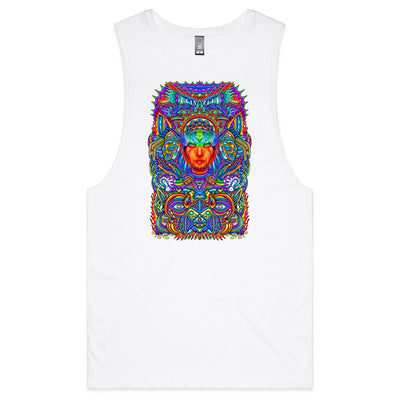 DEATH OF THE EGO - Mens Sleeveless T-Shirt - FRONT PRINT