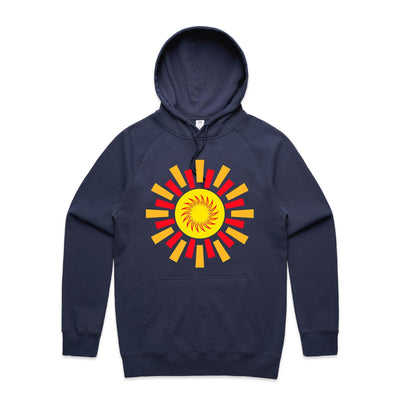 SUNDANCE II (R) - Mens Pocket Hoodie - FRONT PRINT