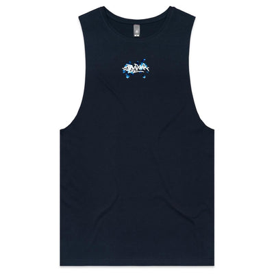 PULSE - Mens Sleeveless T-Shirt - BACK PRINT