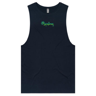 SUNDAZE (G) - Mens Sleeveless T-Shirt - BACK PRINT