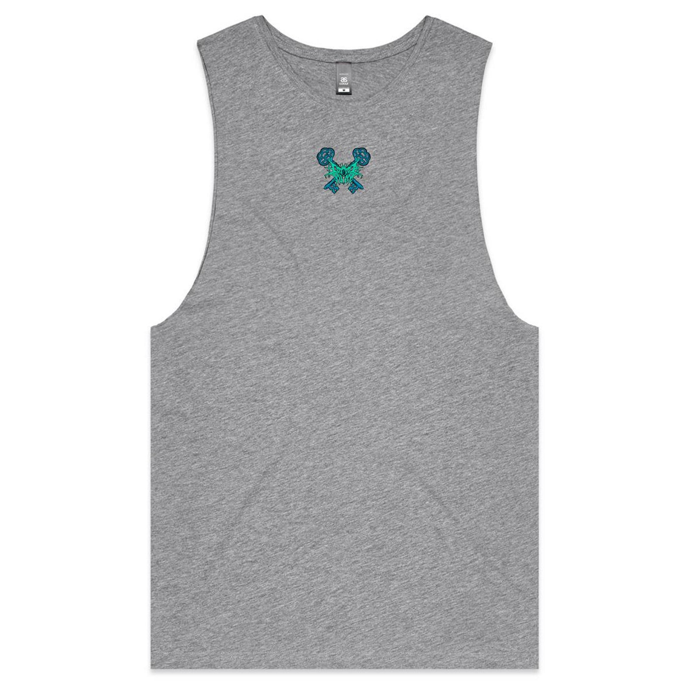 KEYMASTER II - Mens Sleeveless T-Shirt - BACK PRINT