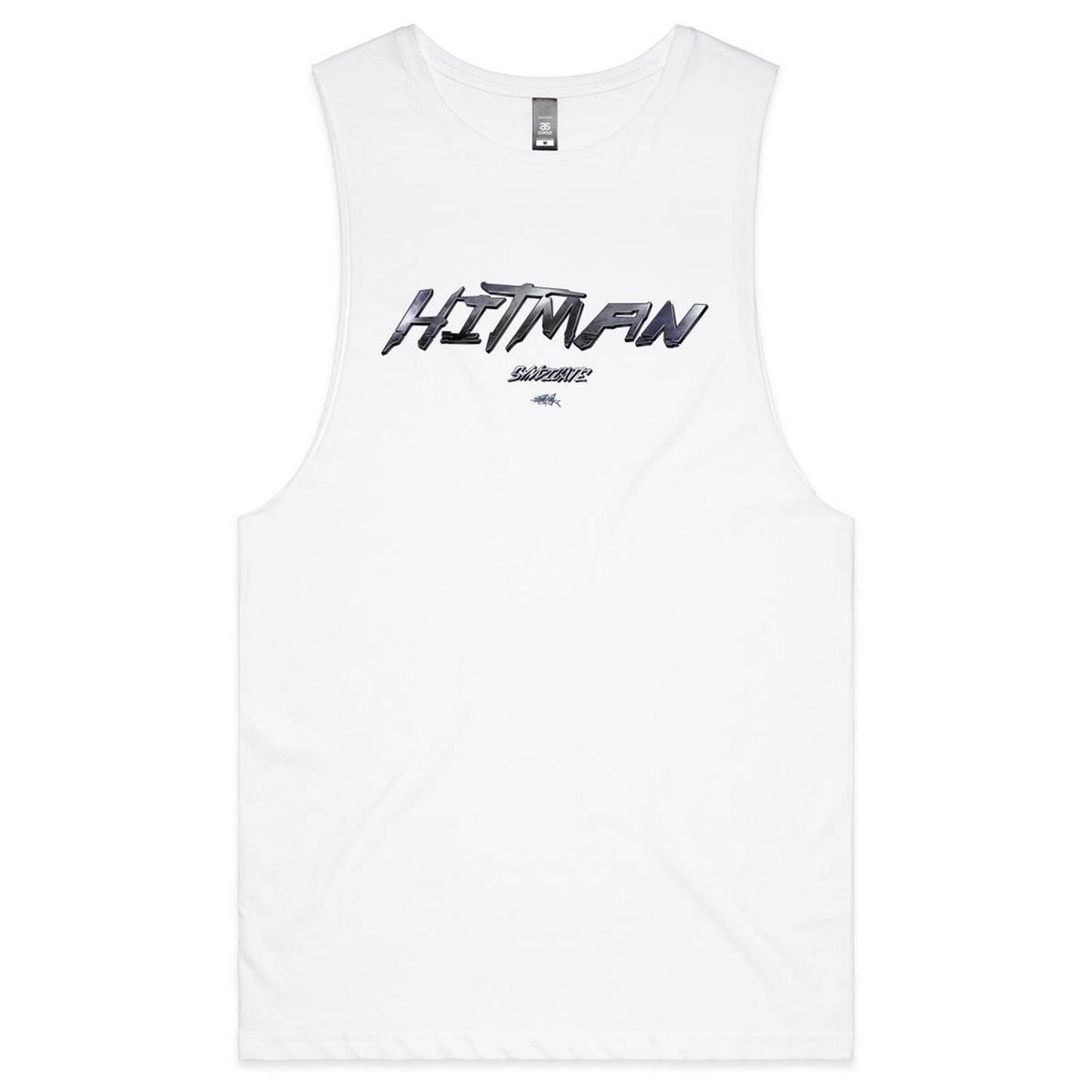 HITMAN - Mens Sleeveless T-Shirt - FRONT PRINT