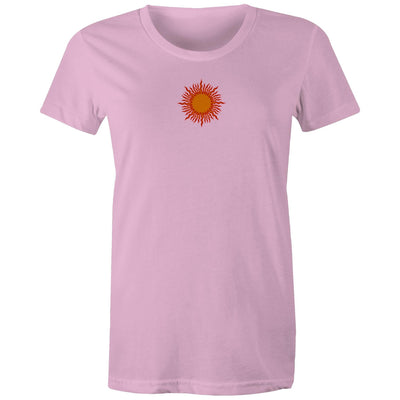 SUNSET VIBES (W) - Womens T-Shirt - BACK PRINT