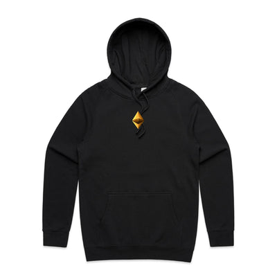 ETHEREUM II - Mens Pocket Hoodie - BACK PRINT