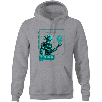 AI CONTROL III - Mens Pocket Hoodie - FRONT PRINT