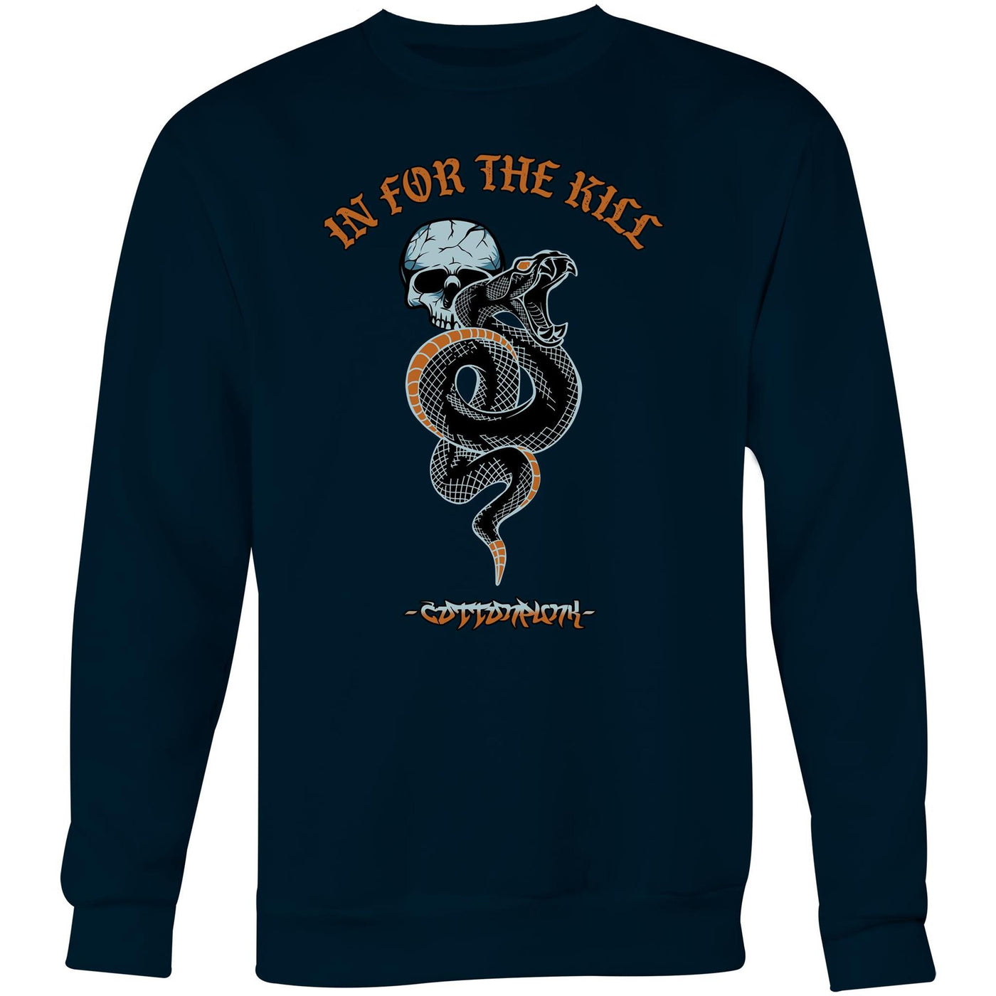 IN FOR THE KILL - Mens Sweatshirt - FRONT PRINT