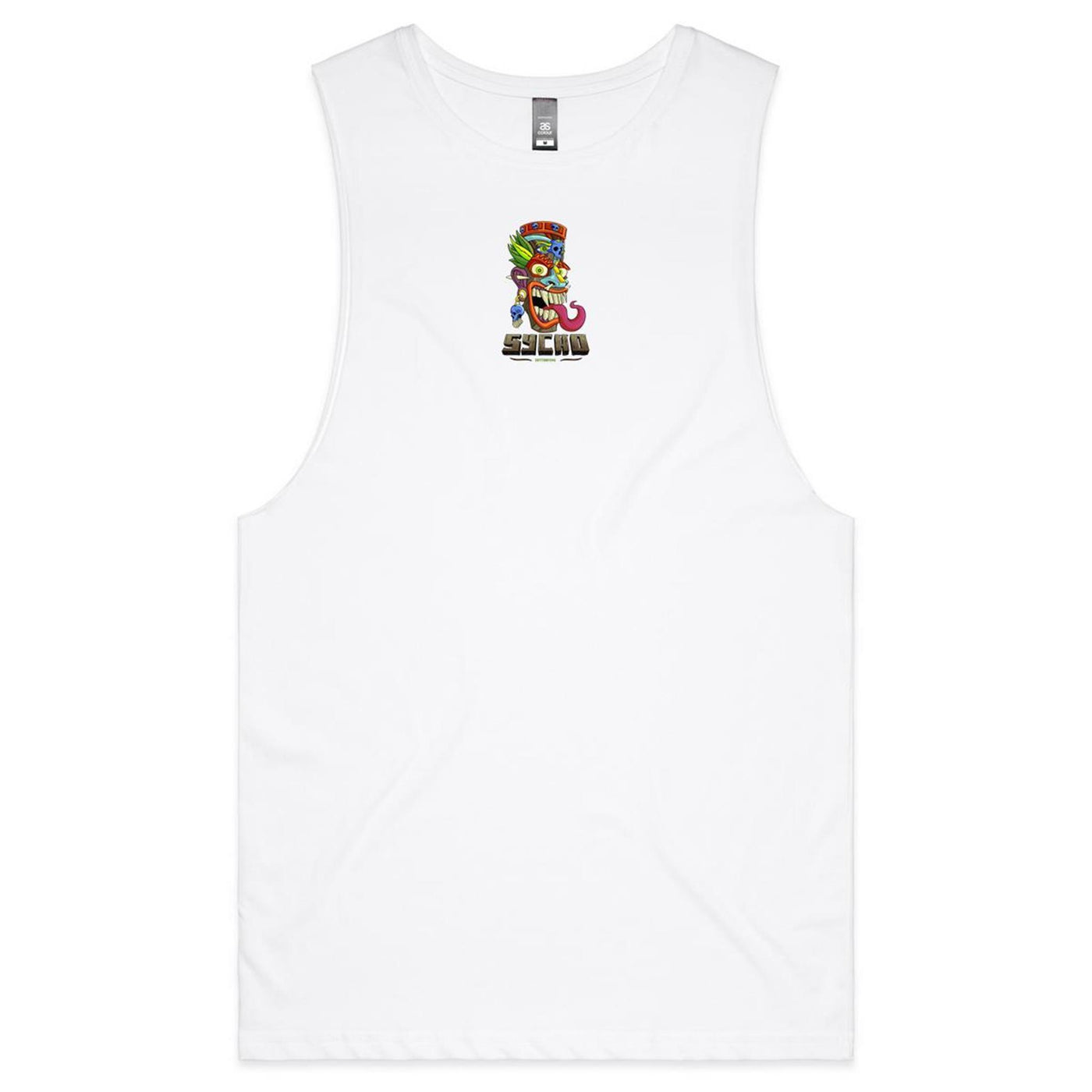 SYCHO (R) - Mens Sleeveless T-Shirt - BACK PRINT