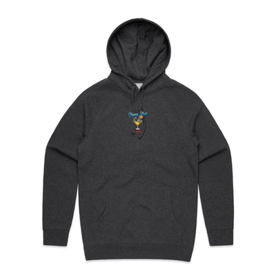 FOREVER HAPPY HOUR - Mens Pocket Hoodie - BACK PRINT