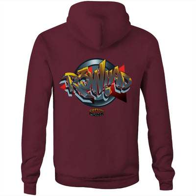 R3WIND - Mens Pocket Hoodie - BACK PRINT