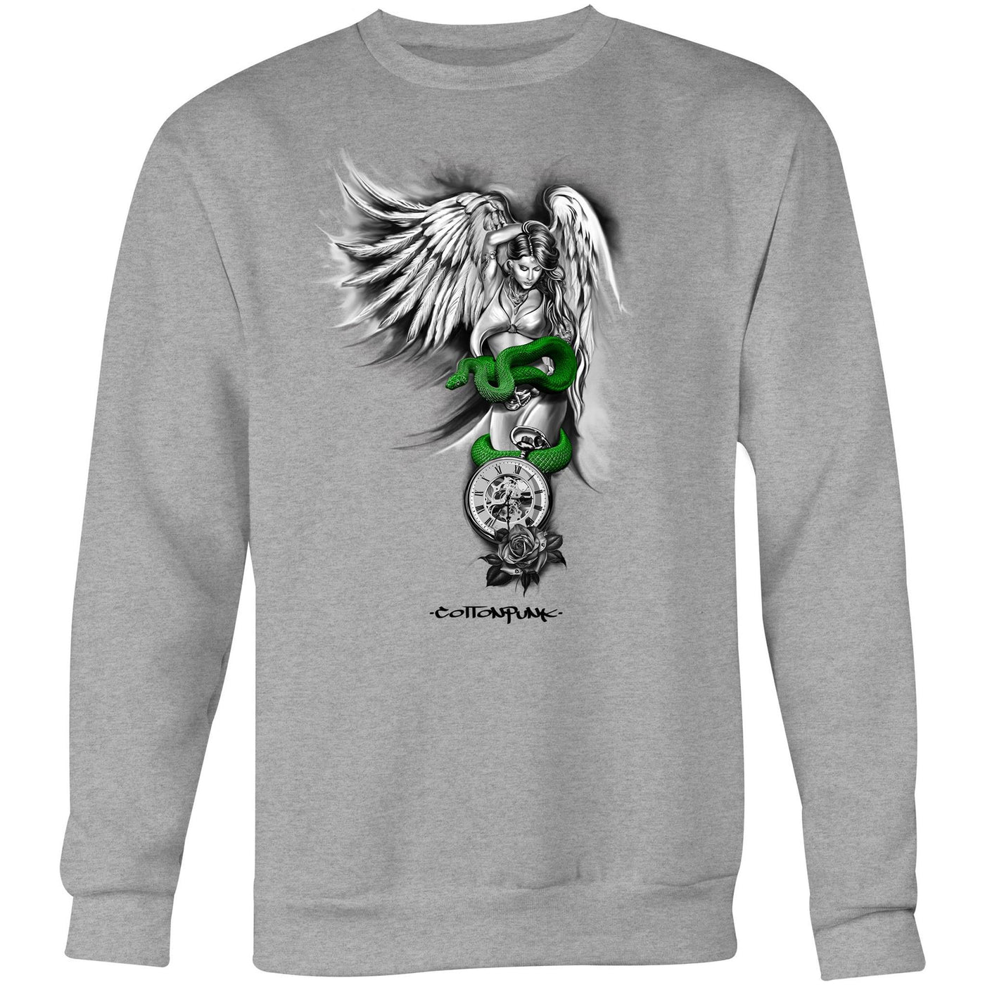 SINFUL BEAUTY - Mens Sweatshirt - FRONT PRINT