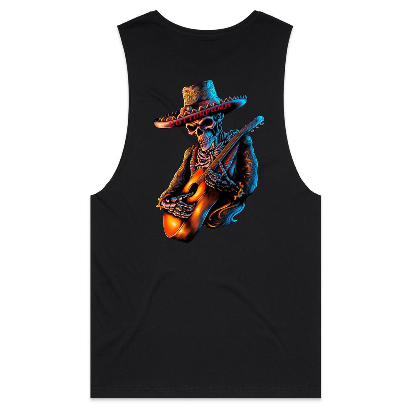 MARIACHI 2 - Mens Sleeveless T-Shirt - BACK PRINT