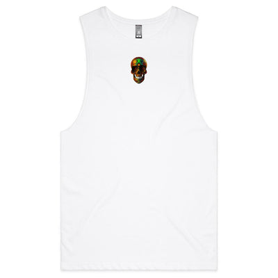 DEATH BY SUNSET - Mens Sleeveless T-Shirt - BACK PRINT