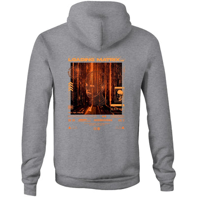 LOADING MATRIX 2 - Mens Pocket Hoodie - BACK PRINT