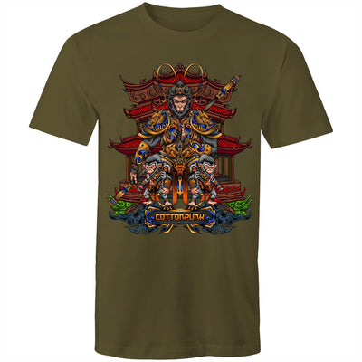 MONKEY KING 2 - Mens T-Shirt - FRONT PRINT