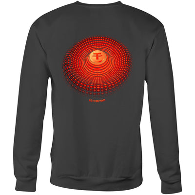 TETHER IV - Mens Sweatshirt - BACK PRINT