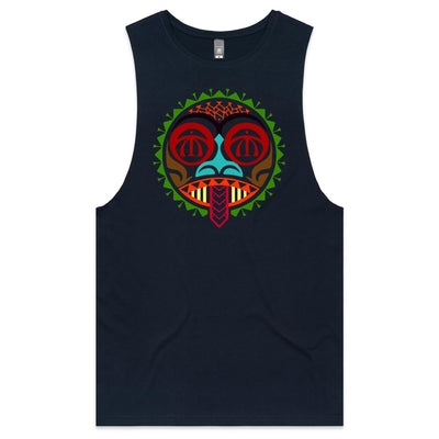 SYCHO (R) - Mens Sleeveless T-Shirt - FRONT PRINT