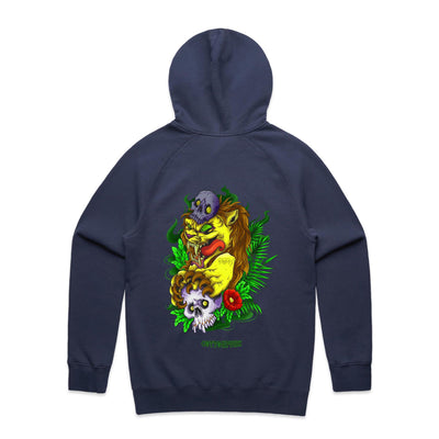 LION - Mens Pocket Hoodie - BACK PRINT