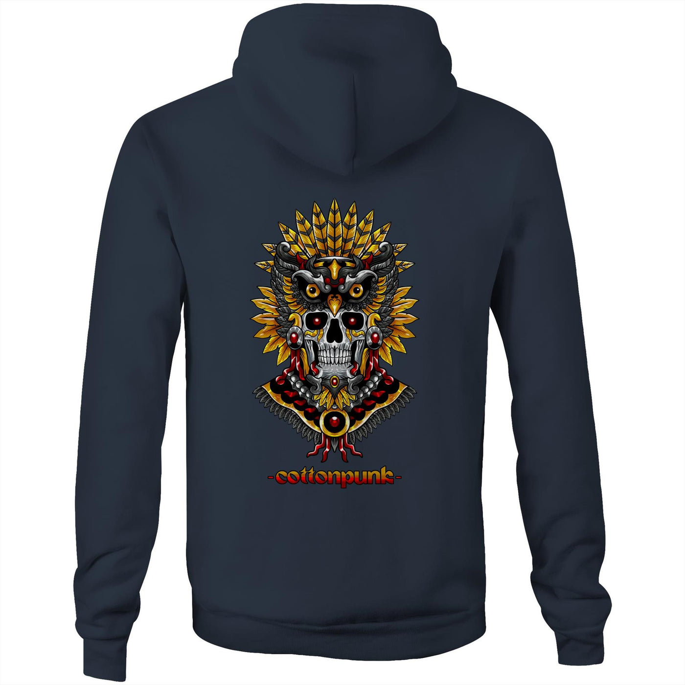 PRAY TO YOUR GODS - Mens Pocket Hoodie - BACK PRINT