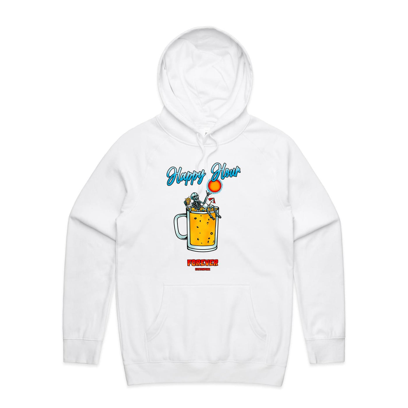 IS IT STILL HAPPY HOUR? - Mens Pocket Hoodie - FRONT PRINT