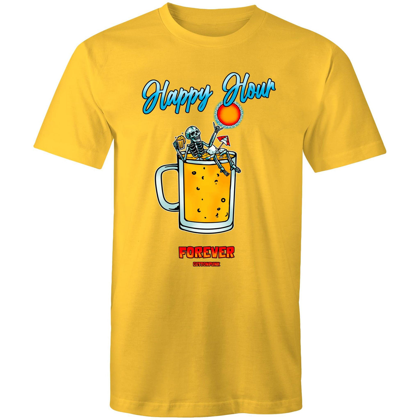 IS IT STILL HAPPY HOUR? - Mens T-Shirt - FRONT PRINT