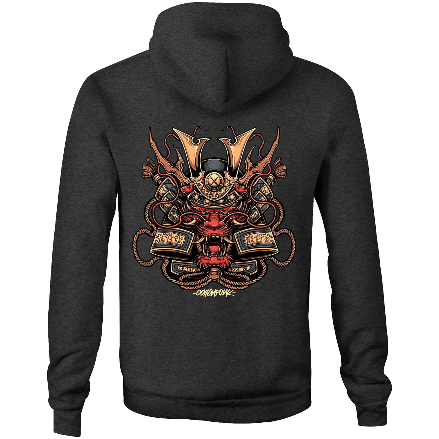 SPIRIT DRAGON - Mens Pocket Hoodie - BACK PRINT