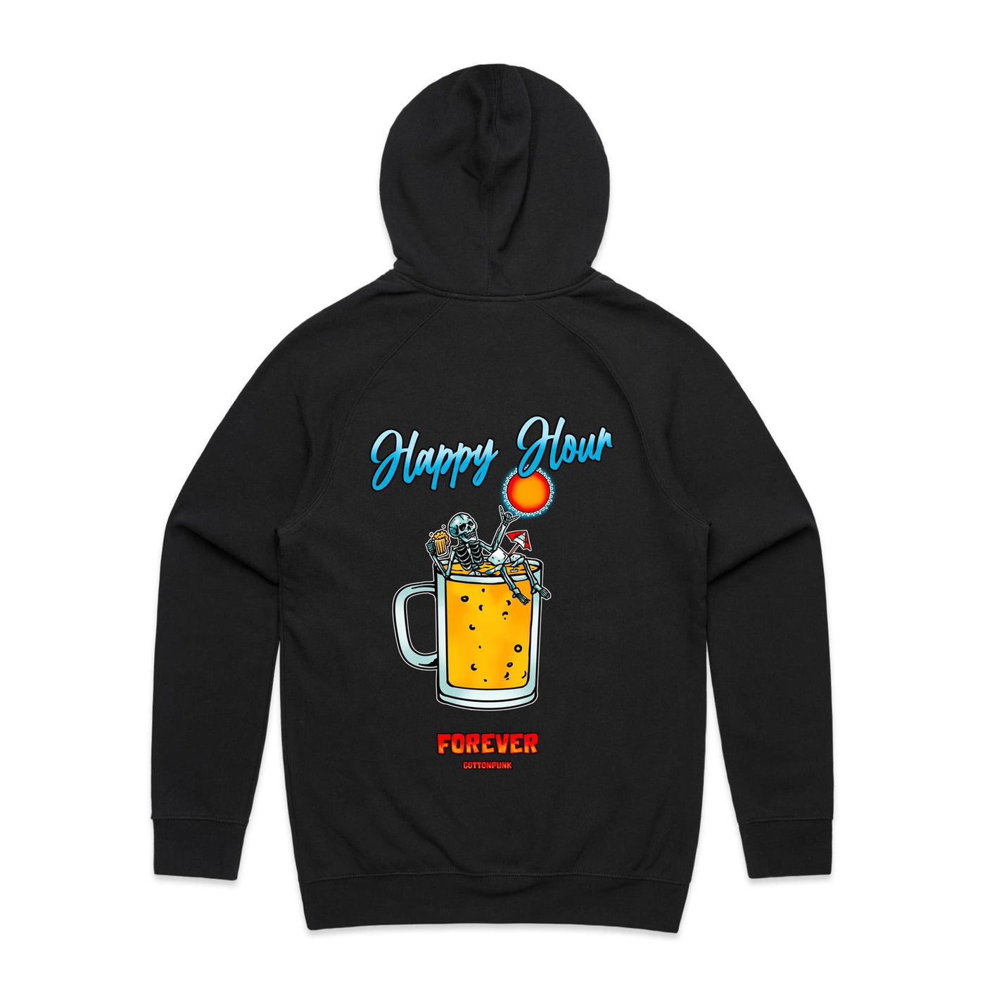 IS IT STILL HAPPY HOUR? - Mens Pocket Hoodie - BACK PRINT