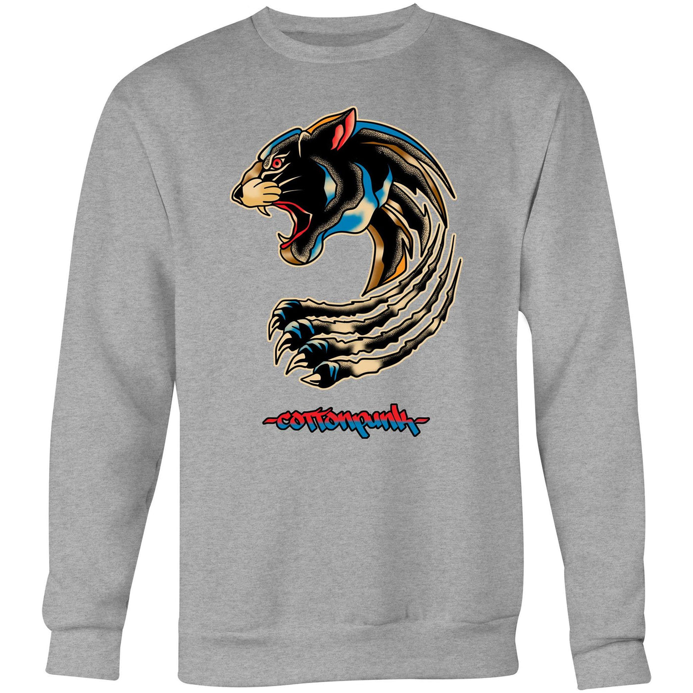 PANTHER (RT) - Mens Sweatshirt - FRONT PRINT