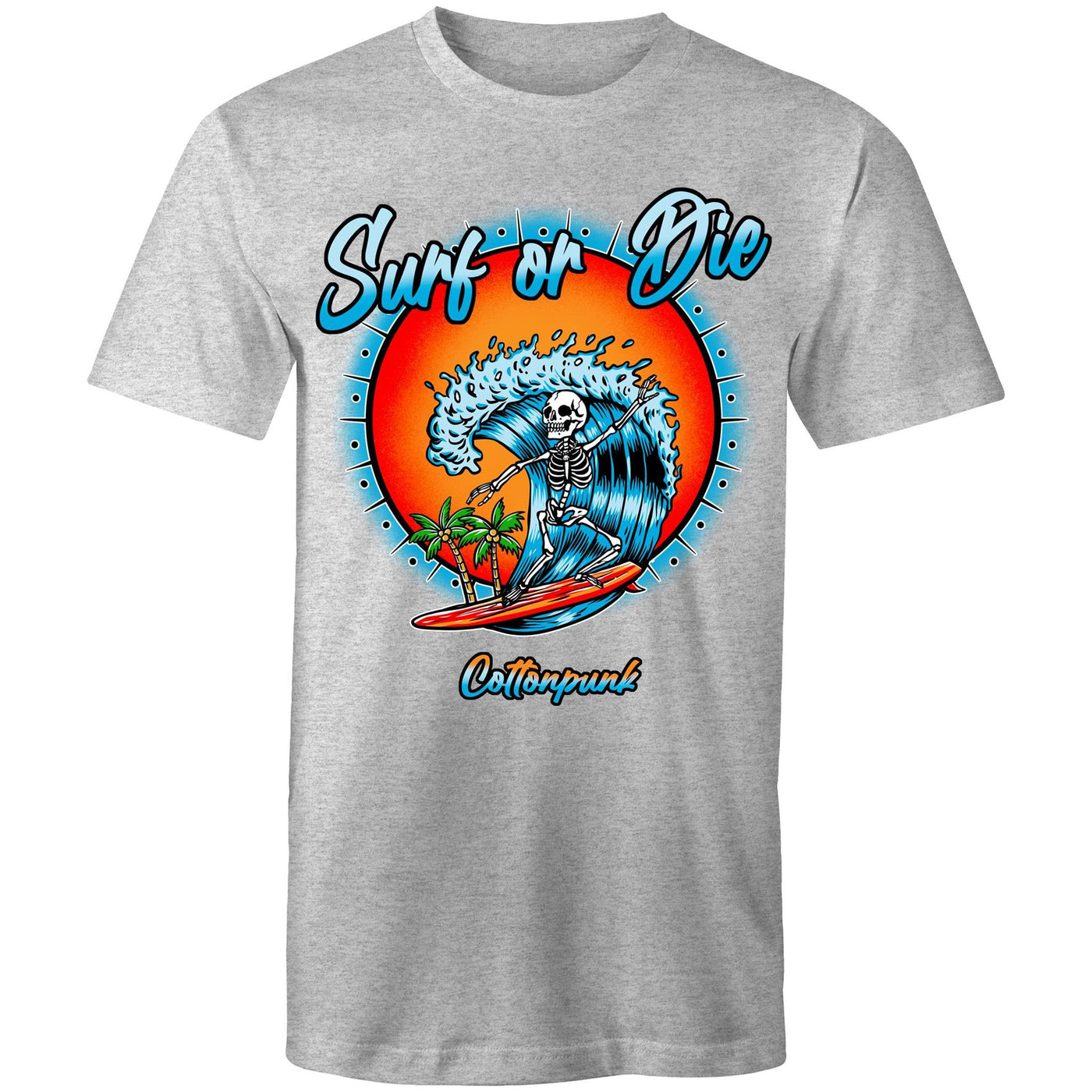 DYING FOR A SURF - Mens T-Shirt - FRONT PRINT