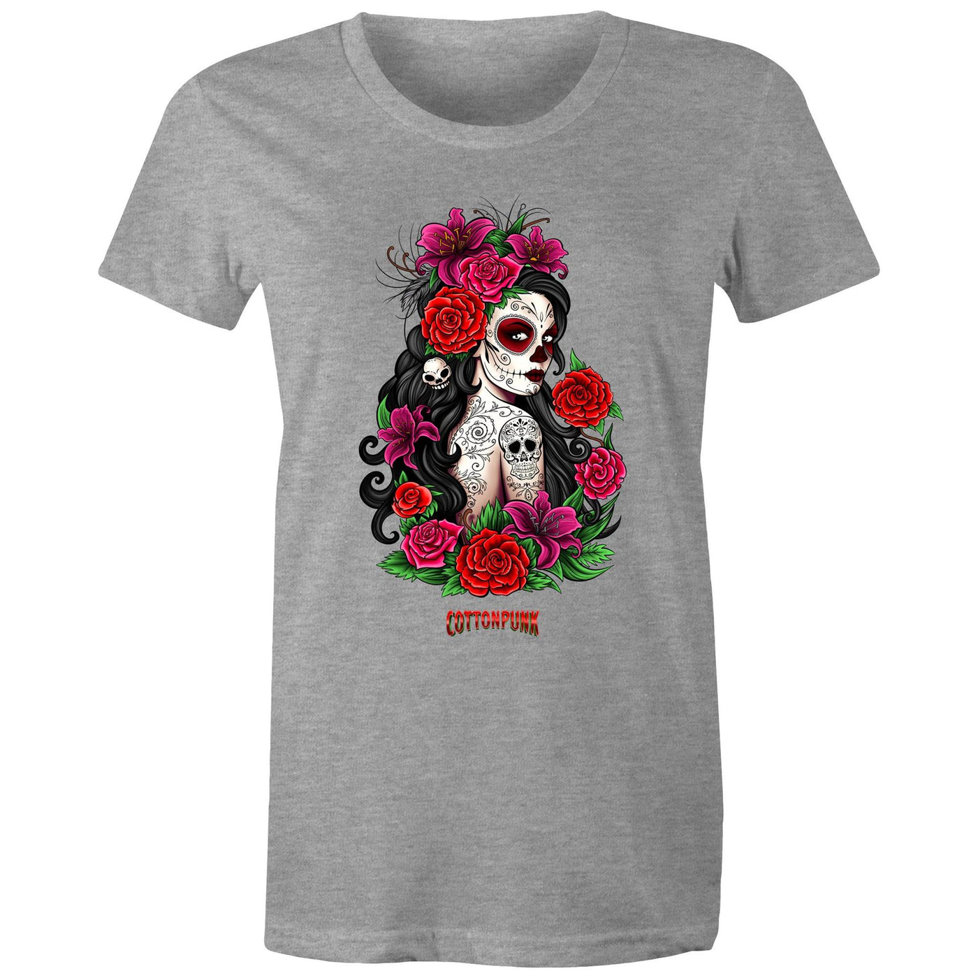 EL AMOR NUNCA MUERE - Womens T-Shirt - FRONT PRINT