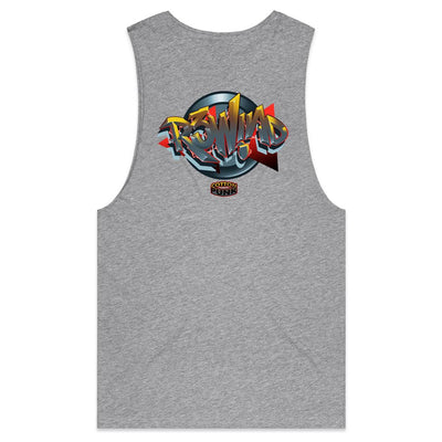 R3WIND - Mens Sleeveless T-Shirt - BACK PRINT