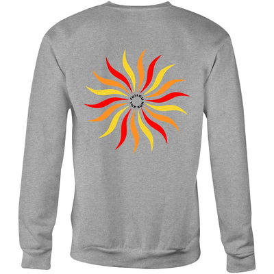 FOLLOW THE SUN - Mens Sweatshirt - BACK PRINT