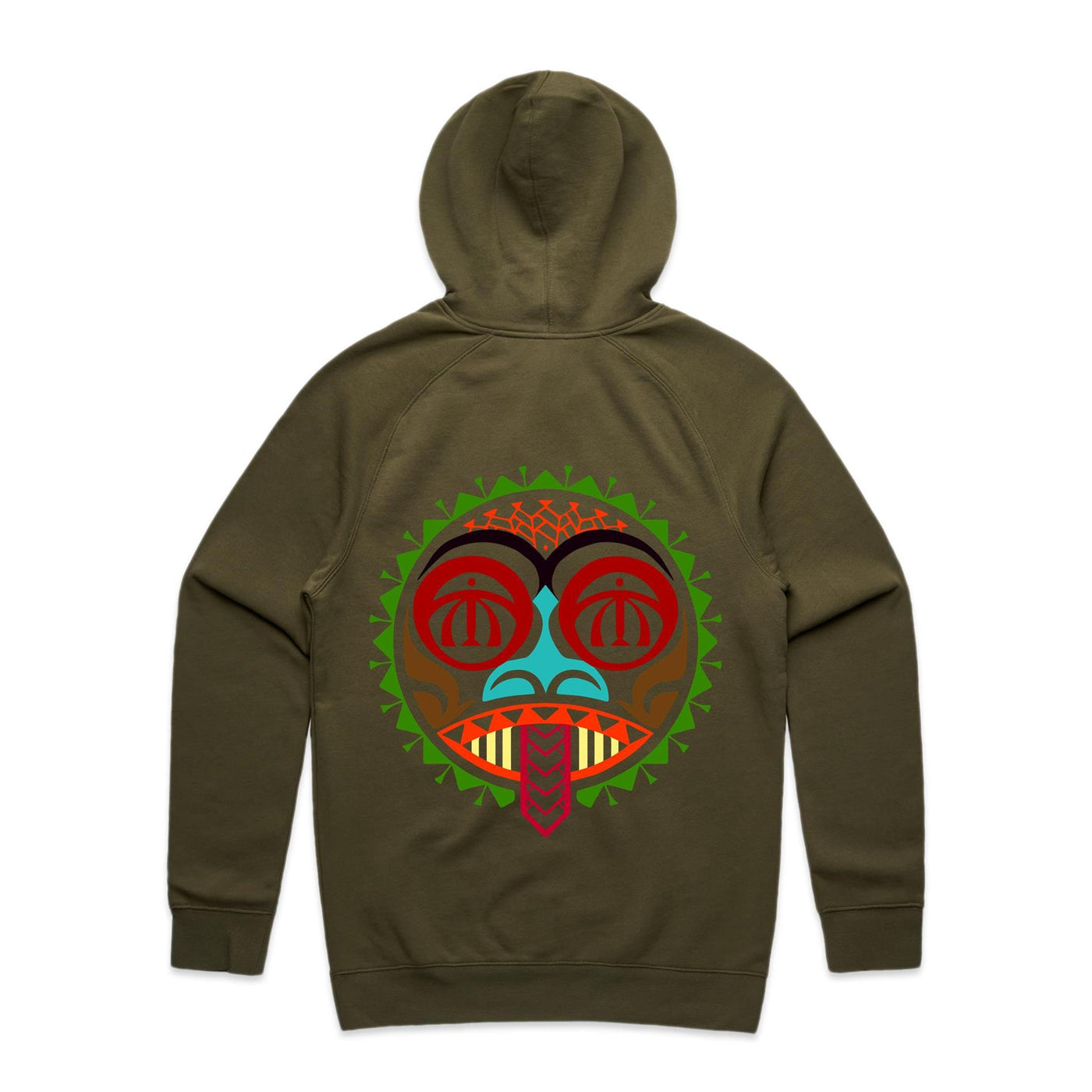 SYCHO (R) - Mens Pocket Hoodie - BACK PRINT