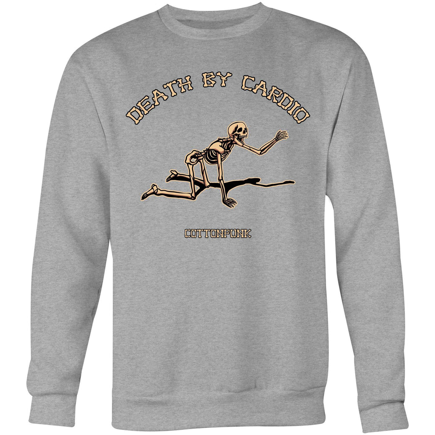 DEATH BY CARDIO - Mens Sweatshirt - FRONT PRINT