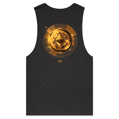 ETHEREUM II - Mens Sleeveless T-Shirt - BACK PRINT