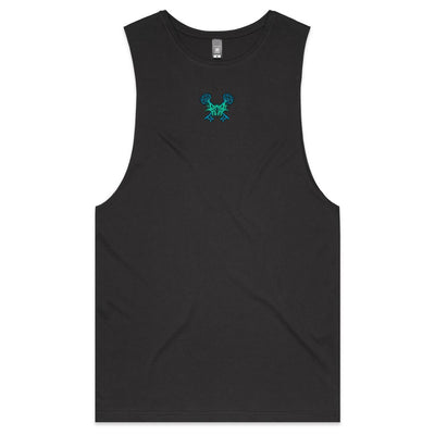 KEYMASTER II - Mens Sleeveless T-Shirt - BACK PRINT