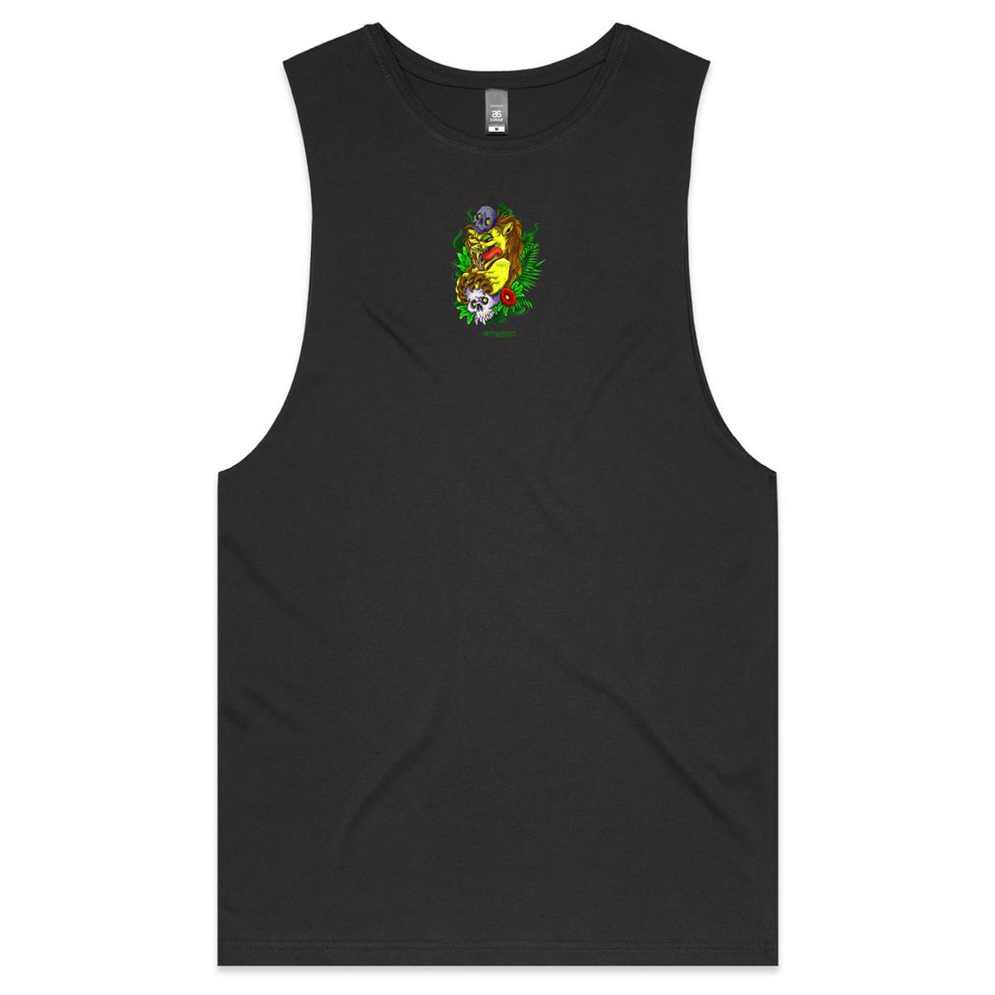 LION (R) - Mens Sleeveless T-Shirt - BACK PRINT