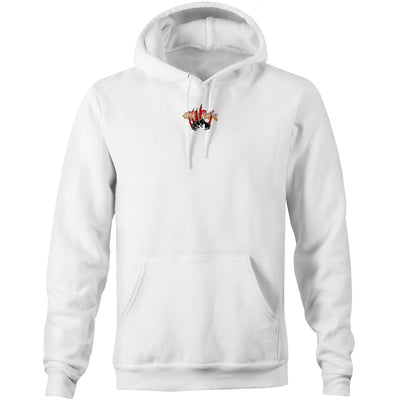 LONE WOLF - Mens Pocket Hoodie - BACK PRINT