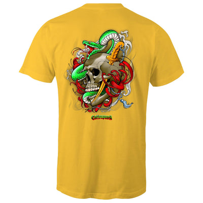 SNAKE - Mens T-Shirt - BACK PRINT