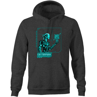 AI CONTROL III - Mens Pocket Hoodie - FRONT PRINT