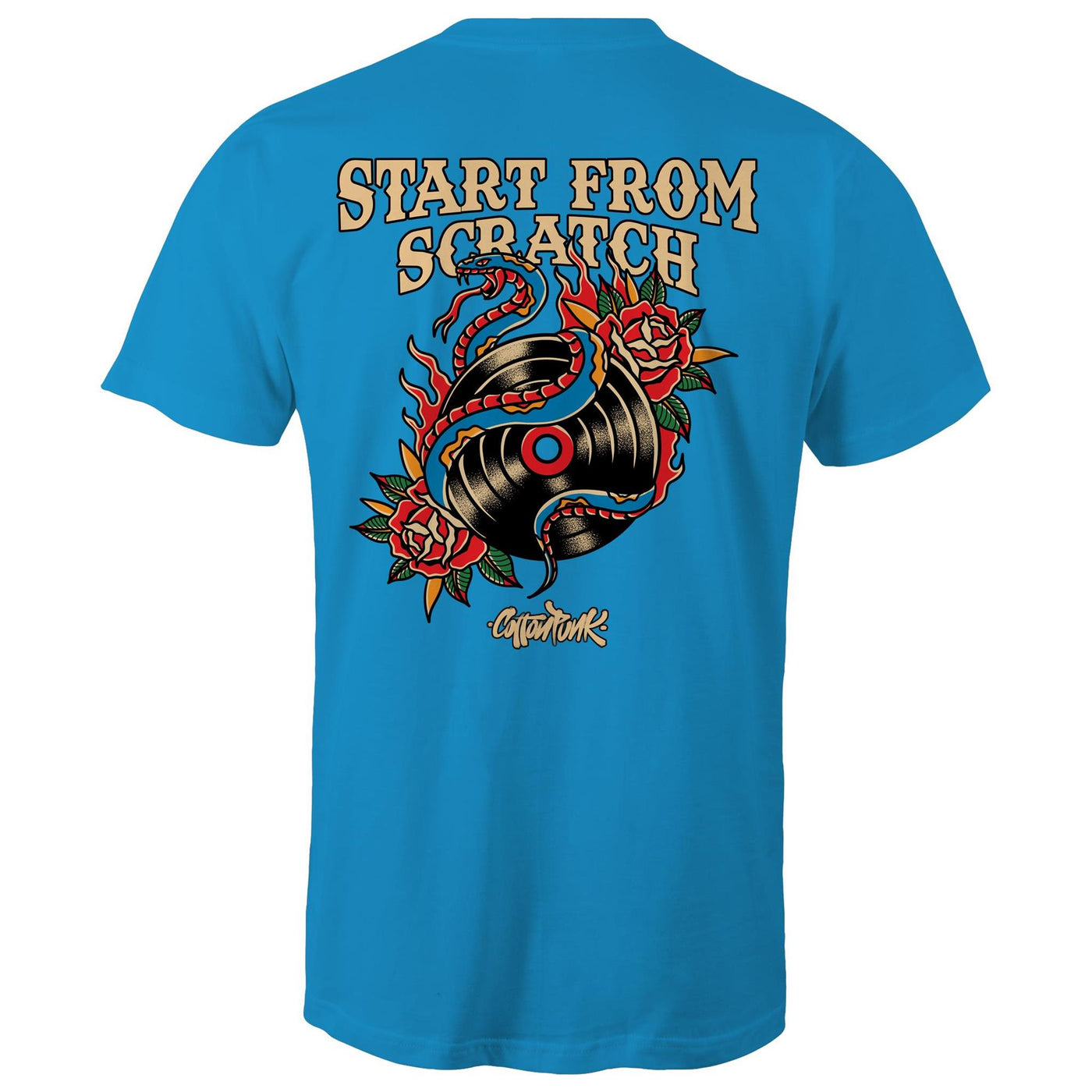 START FROM SCRATCH - Mens T-Shirt - BACK PRINT