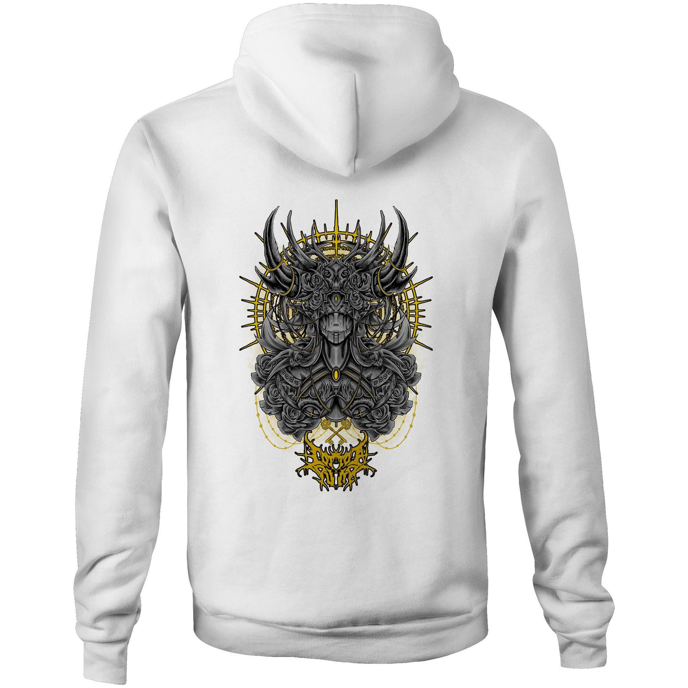 KEYMASTER - Mens Pocket Hoodie - BACK PRINT