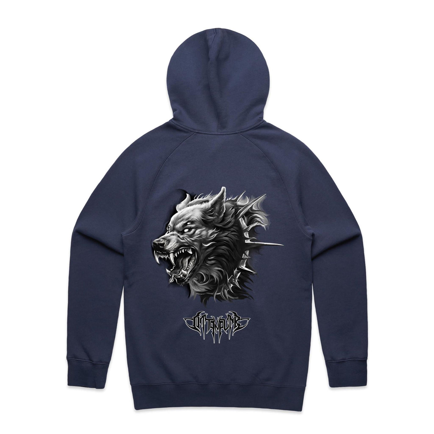 WEREWOLF - Mens Pocket Hoodie - BACK PRINT