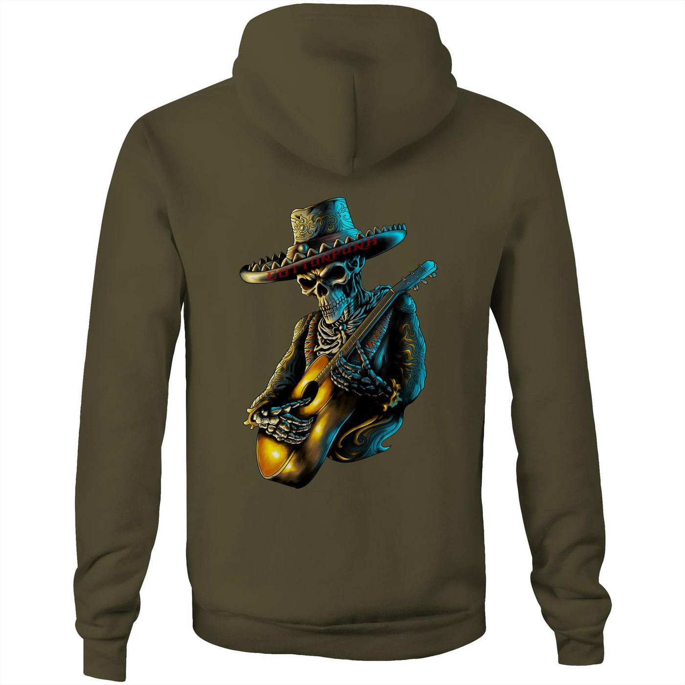 MARIACHI - Mens Pocket Hoodie - BACK PRINT