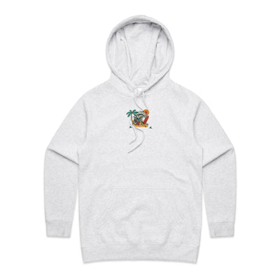 SHAKA (W) - Womens Pocket Hoodie - BACK PRINT